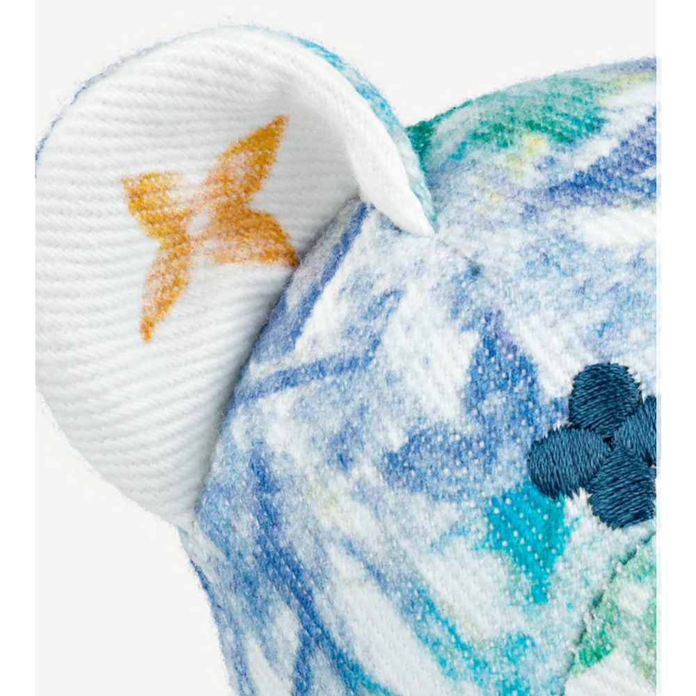 Louis Vuitton Unicef Doudou Pastel Monogram Watercolor Multicolor Teddy Bear - Picture 9 of 16